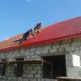 The roof is up!